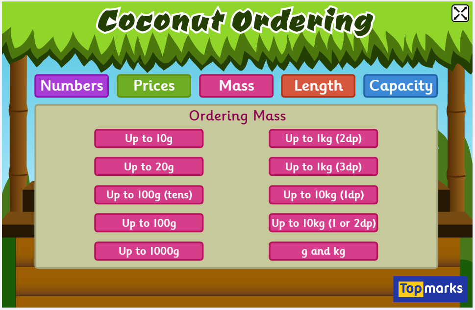 Coconut ordering content classconnect